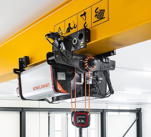 جرثقیل سقفی ریلی Konecrane